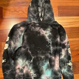 Civil Regime Thunder Wash Floral Embroidered Hoodie